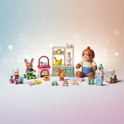 الألعاب والأطفال والرضع
